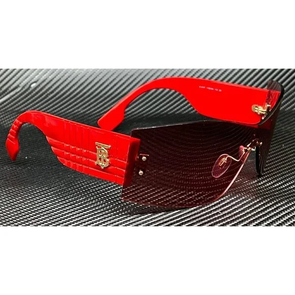 Burberry Bright Red Womens 75mm Sunglasses Active Sport Sunglasses in Red - Women | Burberry® Official main image 4